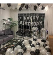 30 Yaş Lüks Doğum Günü Balon Seti 7814023466