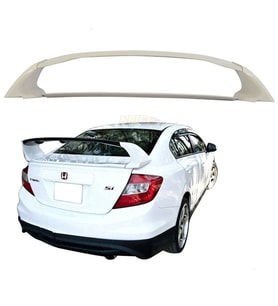 Honda Civic FB7 Bagaj Üstü Spoiler Mugen RR 4 Parça Abs Plastik