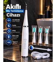 Lexroo Elektrikli Diş Temizleme Cihazı 5 Modlu Şarj Edilebilir Hassas ve Güçlü Temizleme Özellikli