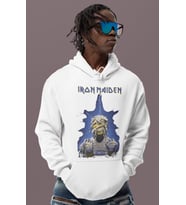 Iron Maiden Rock Metal Baskılı Unisex Oversize Müzik Grubu Hoodie