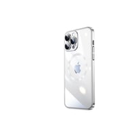 Apple iPhone 14 Pro Max Uyumlu Kılıf Wireless Şarj Özellikli Sert PC Zore Riksos M-safe Kapak (Gümüş)