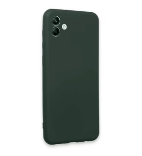 Galaxy A04E Kılıf First Silikon - Koyu Yeşil
