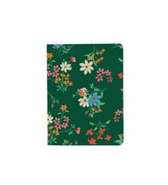 DEFFTER FABOOKS TERZİ DİKİŞ KARTON KAPAK MİNİ ÇİÇEKLİ ÇİZGİLİ DEFTER A5 32 YP.