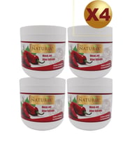 X4 Kırmızı Biber Balsamı Vücut Sıkılaştırıcı 500 Ml Kırmızı Paprika Masaj Jeli