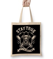 Stay True Mural Bez Çanta Uzun Saplı