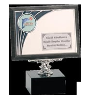 ODAK KUPA - Ahşap Plaketler - PL-080 B - 15x20 cm