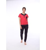 Pijadore 1447 Kadın Kısa Kollu Pijama Takım