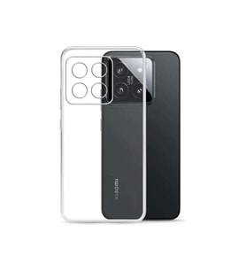 Mi 14T Pro Kılıf Lüx Şeffaf Silikon