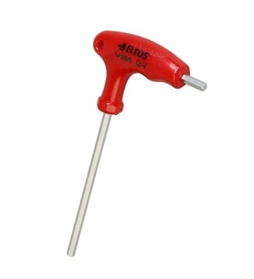 Eltos T Allen Anahtar 6 Köşe 2.5 mm (Kırmızı)