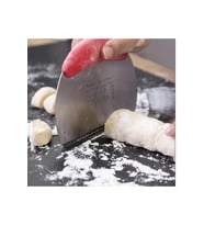 2Adet Paslanmaz Çelik Hamur Kesme Ve Şekillendirme Spatulası