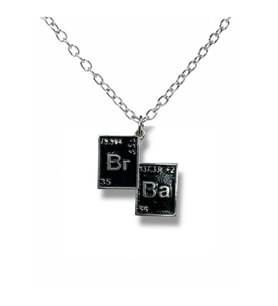 Breaking Bad Siyah Unisex Kolye – Dizi ve Sinema Temalı 60 cm Zincirli Metal Aksesuar (Gümüş)