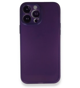 Newface Apple iPhone 14 Pro Max Kılıf PP Ultra İnce Kapak - Mor