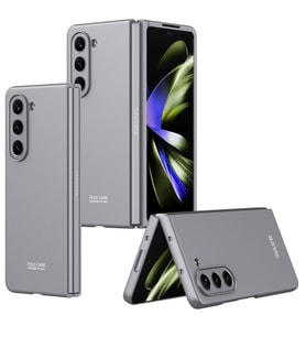 Galaxy Z Fold 5 Kılıf Sert Kıpta Kılıf (Gri)