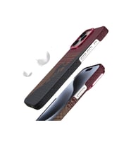 Pilelistore   Apple iPhone 15 Pro Max Vega Magsafe Kapak - Çöl Titanyum