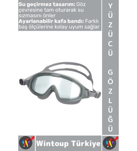 #Gözlük Yetişkin Çocuk Sızdırmaz Buğu Önleyici UV Korumalı Lens Çok Şık Ayarlanabilir Yüzücü Gözlüğü