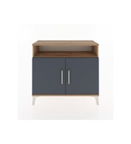 Arges Şifonyer 2 Raflı 2 Kapaklı 88x30x80 Çam-Antrasit