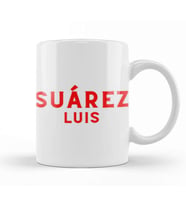 Luis Suarez Carton Art Kupa Bardak Porselen