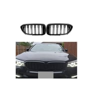 Bmw 5 Serisi G30 M5 Ön Panjur Böbrek Izgara Çift Tırnak Piano Black 2017-2020 Arası Uyumlu