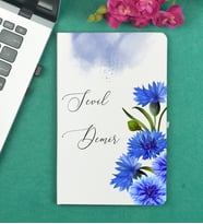 Hediye Kişiye Özel Şık Tasarımlı Beyaz Defter