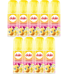Dalin Bebek Kolonyası 150ML Çiçek Bahçesi (Menekşe-Yasemin-Limon Kokulu) (9 Lu Set)