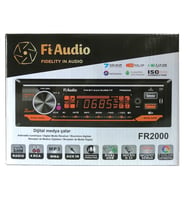 Fİ AUDIO FR-2000 Oto Teyp 4X50 Watt Bluetooth CarLive 2xUsb Sd Fm Aux 2 Amfi Çıkışı (Siyah)