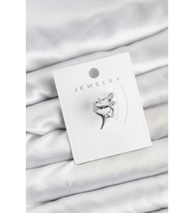 Gümüş Renk Pirinç Diken Model Kıkırdak Earcuff Küpe - TJ-BKP11622