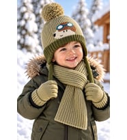 KİTTİ 26160-10 ERKEK ÇOCUK 1-4 ATKI BERE ELDİVEN SET