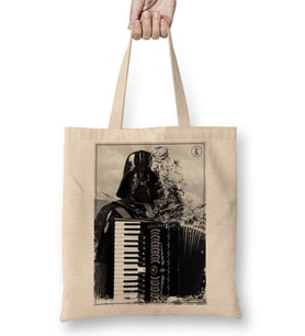 Darth E Seu Acordeon! Bez Çanta Uzun Saplı