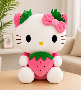 Büyük Boy Hello Kitty Peluş Oyuncak 55 cm – Sevimli Peluş, Doğum Günü Hediyesi