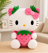 Büyük Boy Hello Kitty Peluş Oyuncak 55 cm – Sevimli Peluş, Doğum Günü Hediyesi