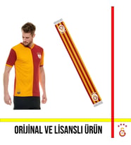 Galatasaray Lisanslı Fan Metin Oktay Forma ve Çubuklu Atkı (Sarı-Kırmızı)