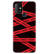 INFINIX Hot 8 9 10 11S Hot 10 Play 10T Kılıf Desemli Silikon Danger 1372