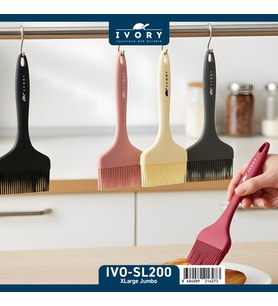 IVORY SİLİKON JUMBO YUMURTA FIRÇASI (Karışık Renkli)