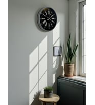 36 cm Dekoratif Gri Duvar Saati (Standart)