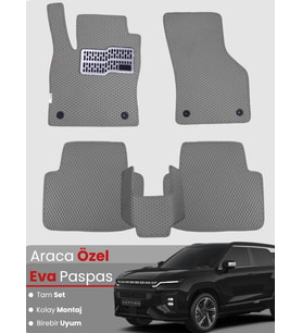 SSANGYONG ACTYON (2006-2018) Uyumlu EVA Paspas Tam Set–Oto Paspas,Araca Özel,Kolay Montaj