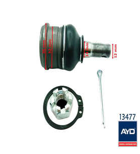 Atv Kanuni Üst Rotil Küçük Sekmanlı 13477 12-14-32-36 Mm