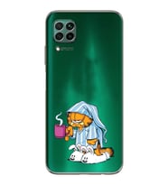 Huawei P40 Lite Uyumlu Baskılı Yumuşak Silikon Şeffaf Telefon Kılıfı