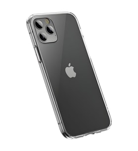 iPhone 12 Pro Max Kılıf Kristal Hava Yastıklı Darbeye Dayanıklı Şeffaf Kılıf (Renksiz)