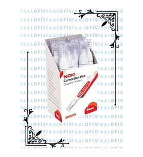 Kalem Tipi Sıvı Silici Daksil 8ml 10 Adet 1 Paket Beyaz