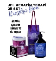 Valentines Professional 2li Set Jel Keratin & Keratin Botox Şampuan ( Brezilya Fönü )