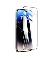Logis İphone 14 Pro  Max 9D Seramik Tam Kaplayan Ekran Koruyucu Cam (Şeffaf)