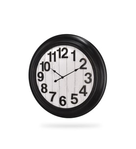 Efe Mark Premium Serisi Modern Tasarım 75 Santimetre Ev ve Ofis Duvar Saati Latin Rakamlı Siyah