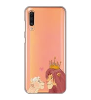 Samsung Galaxy A50 - A30S Uyumlu Aslan Kral Tasarımlı Şeffaf Telefon Kılıfı