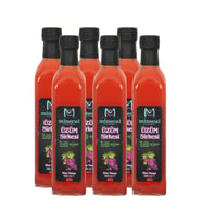 Minecal %100 Ev Yapımı Katkısız Üzüm Sirkesi 6x500ml