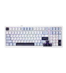 AULA F99 Blue White Black LEOBOG Greywood V3 Switch RGB Kablosuz Hotswap Mekanik Gaming Klavye