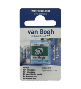 Talens Van Gogh 1/2 Tablet Sulu Boya 616 Viridian 