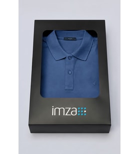 İndigo Polo Yaka Pike Kısa Kol Slim Fit Pamuklu Hediye Kutulu Tişört 1011260169