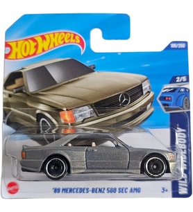Hot Wheels - ´89 Mercedes-Benz 560 Sec Amg - Wild Widebody 2/5 - Jbb11 - Short Card - Thema - Metali