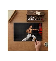 Kum Torbası- Boksör Tasarımı 240 parça Ahşap Puzzle Ahşap Kutuda MP00938