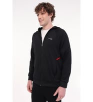 Lumberjack ML FEDER 18ITL406 5FX 101940189 Erkek Eşofman Üstü Siyah S-XXL